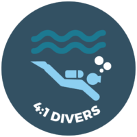 4: 1 divers ratio
